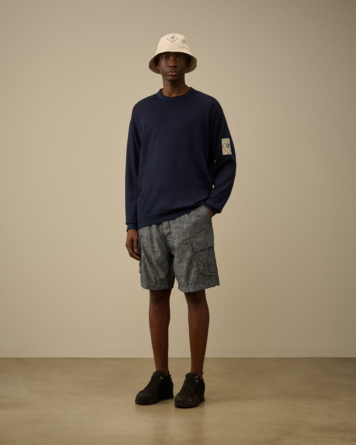 Chambray Cargo Shorts - 2