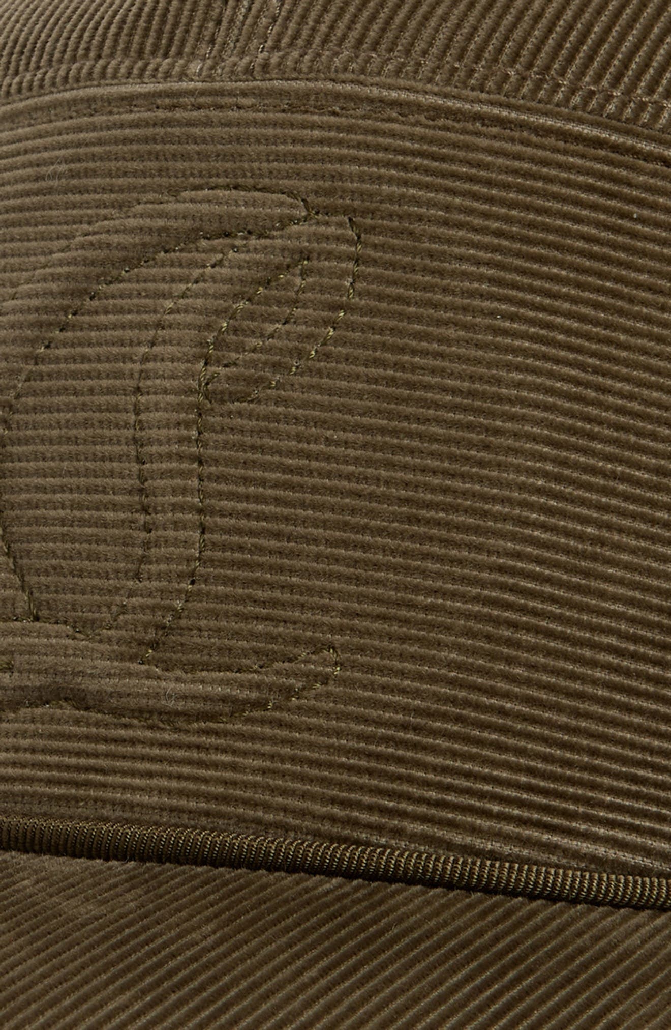 Christian Louboutin Enky Mooncrest Monogram Corduroy Baseball Cap in Silex at Nordstrom - 3