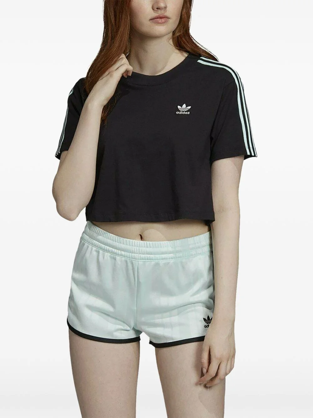 3-stripes cropped T-shirt - 1