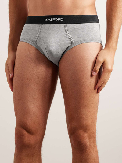 TOM FORD Stretch-Cotton and Modal-Blend Briefs outlook