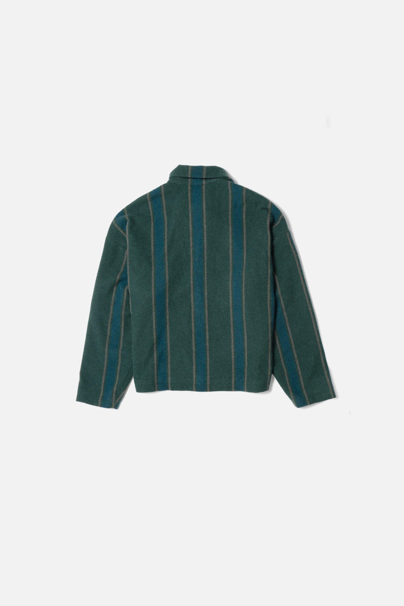 The Elder Statesman CASTLE STRIPE BOXY JACKET outlook