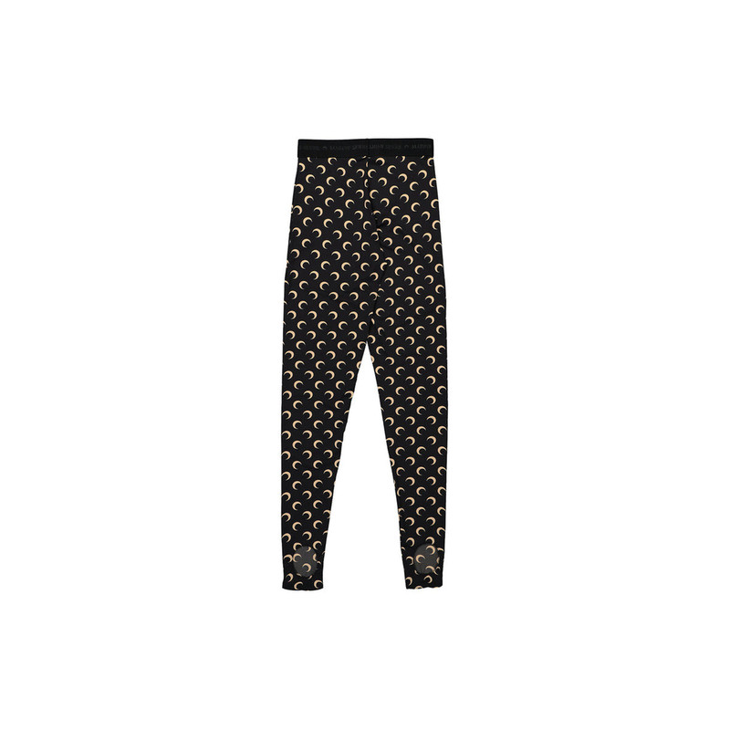 Marine Serre RECYCLED MOON JERSEY STIRRUP LEGGINGS (INVERSE TAN) outlook