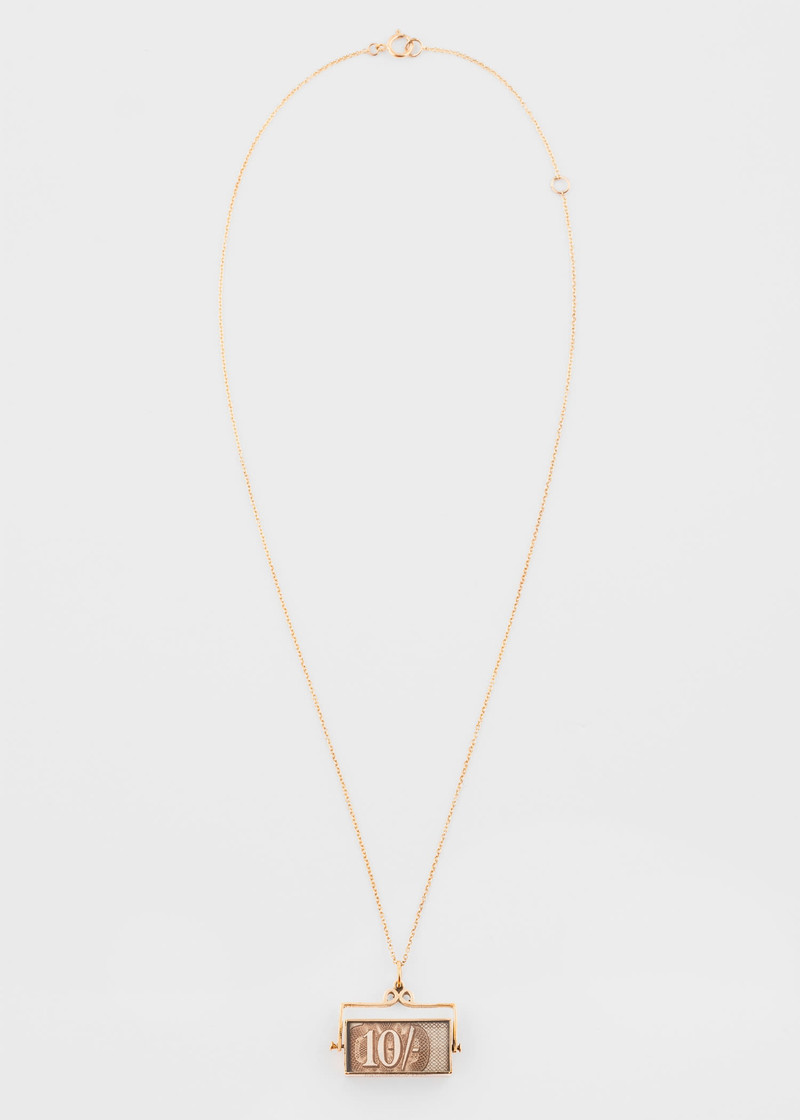 Paul Smith Vintage 'Bank of England Money Spinner' Necklace outlook