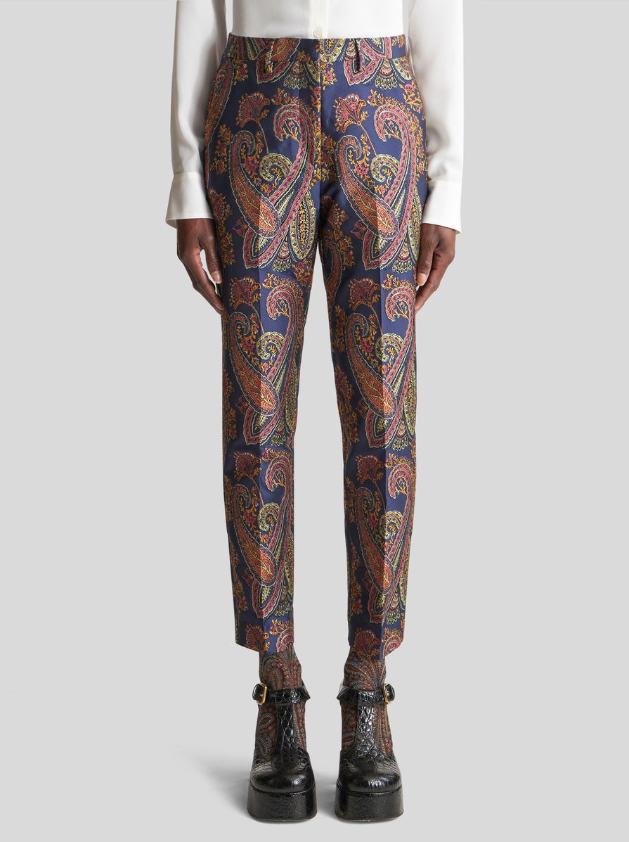 TAILORED JACQUARD TROUSERS - 2