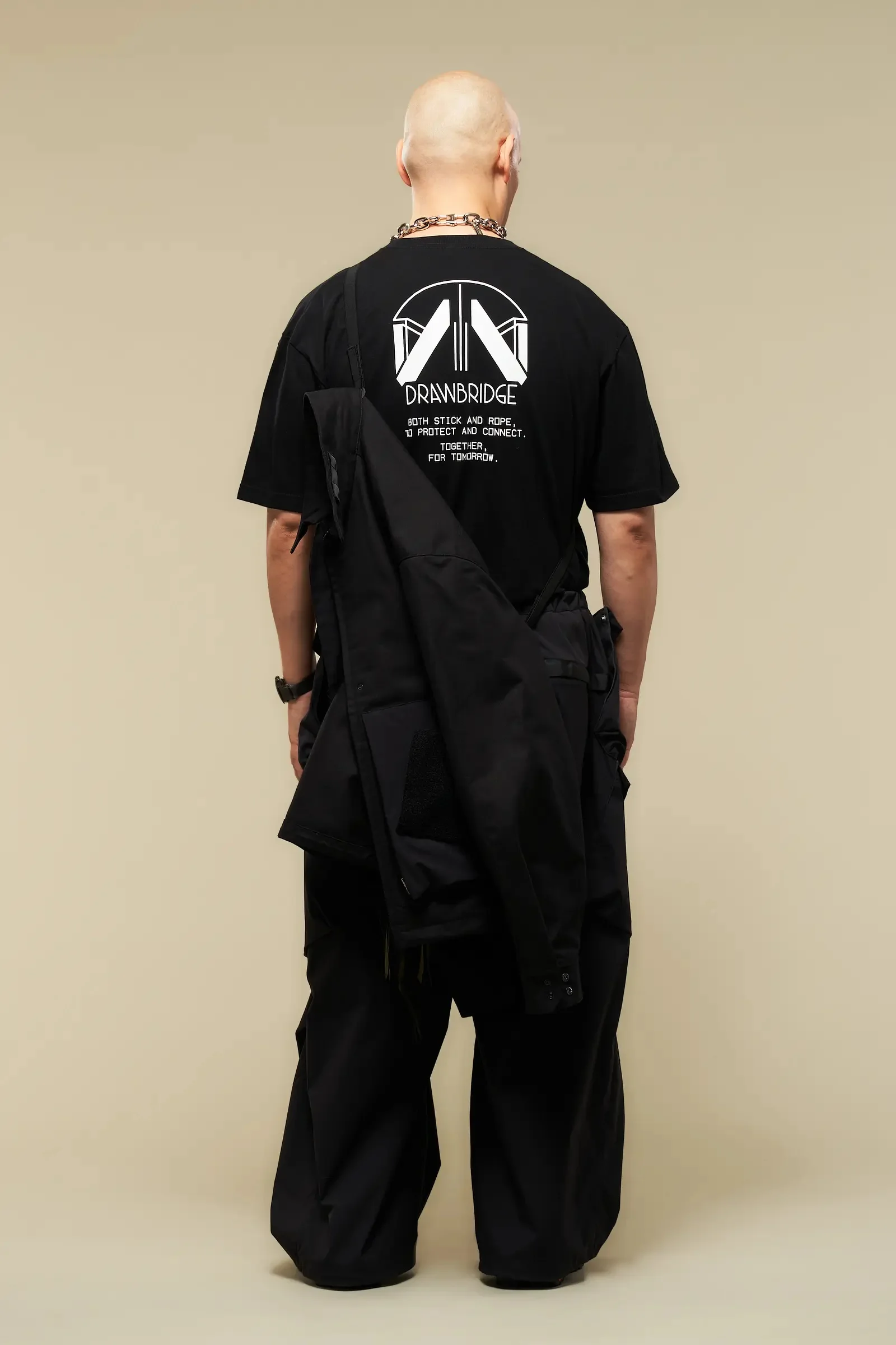 【ACRONYM】\"J121A-KI\"COTTON JACKET ACRONYM J121A-KI Cotton Jacket Black - J121A-KI_SS25 | REVERSIBLE