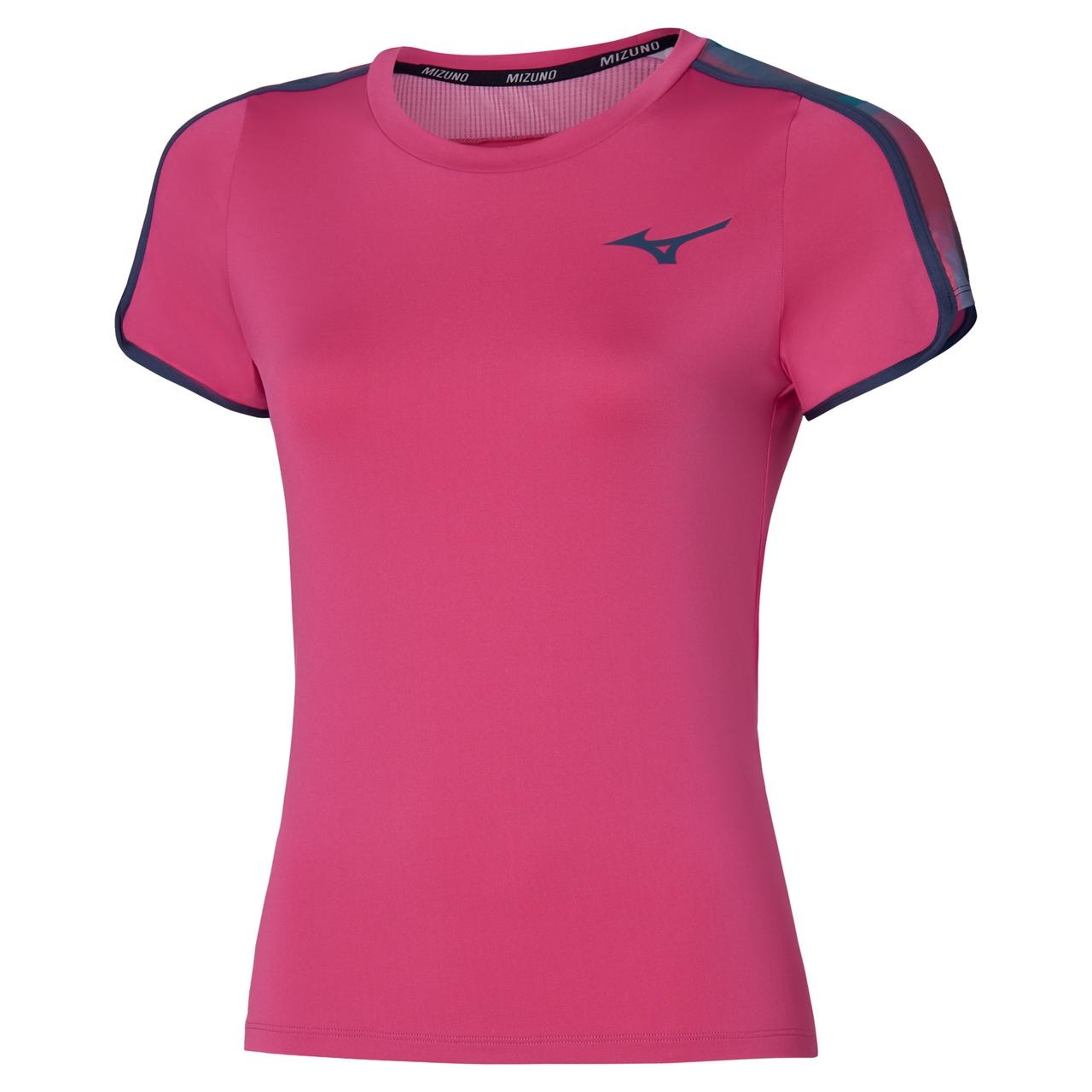Mizuno Women's Printed  Tennis Tee - 1