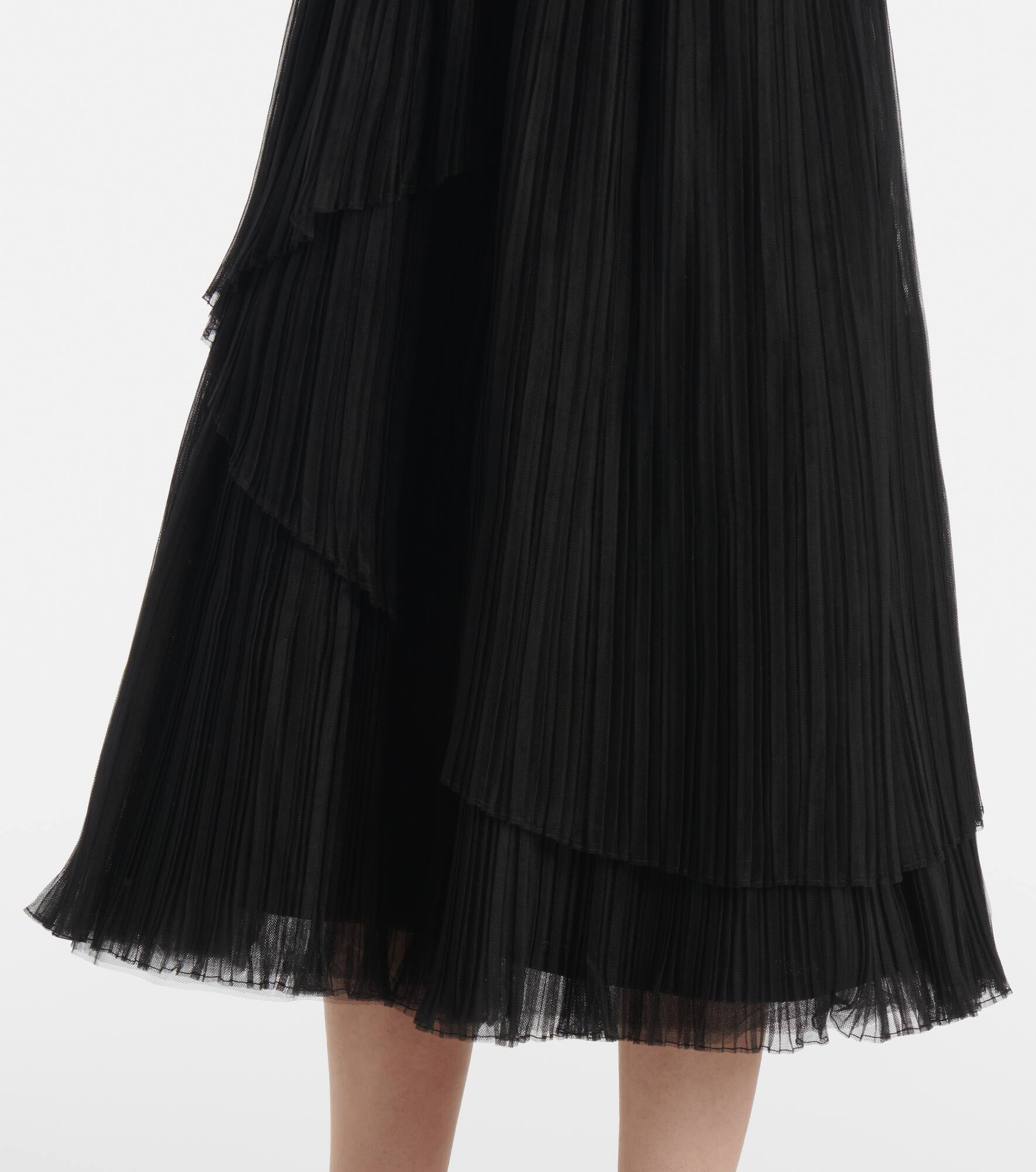 Dorea plissé tiered cocktail dress - 5