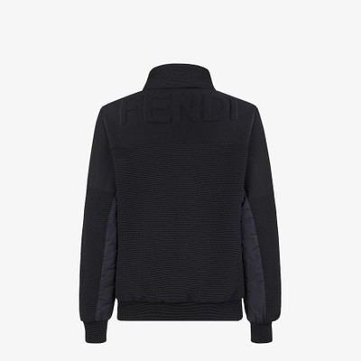 FENDI Black tech fabric down jacket outlook