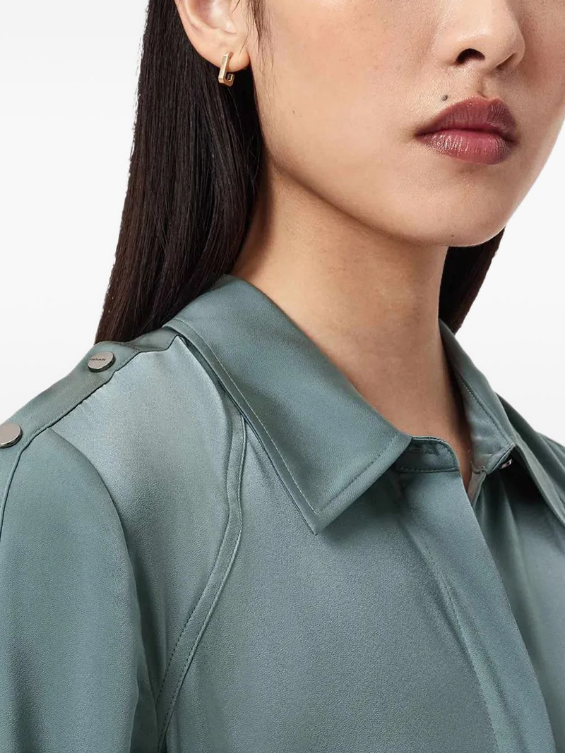 Lexi button belted shirt dress 5