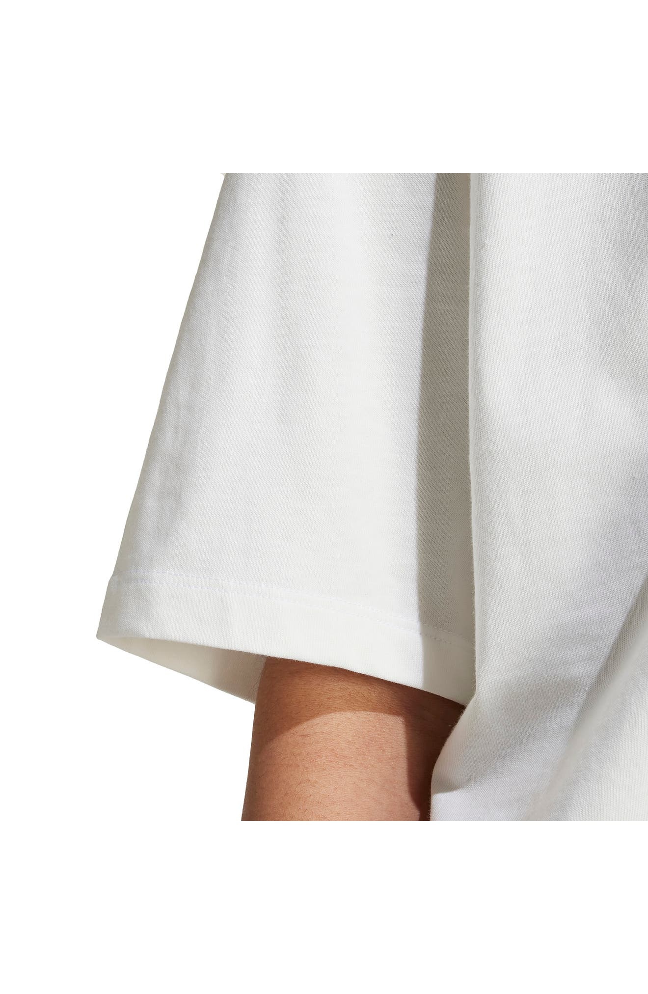 adidas Essentials Lifestyle Trefoil Logo Cotton T-Shirt in White at Nordstrom - 3