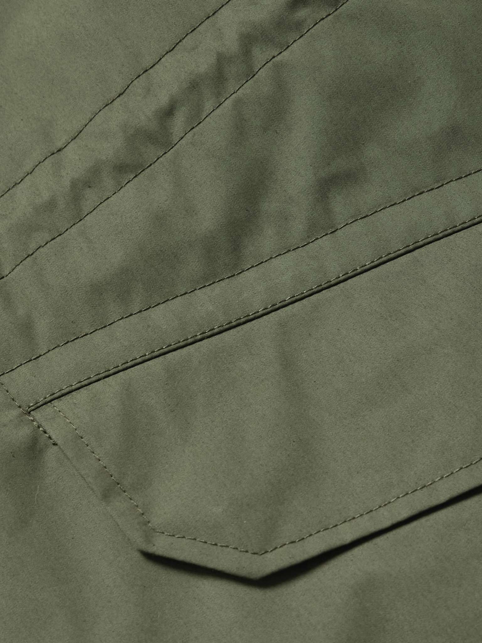 Cotton-Blend Twill Parka with Detachable Shearling Liner - 3