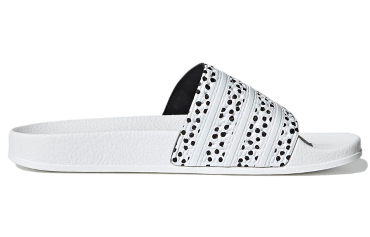 (WMNS) adidas Adilette Slides 'White Black' FX5922 - 3