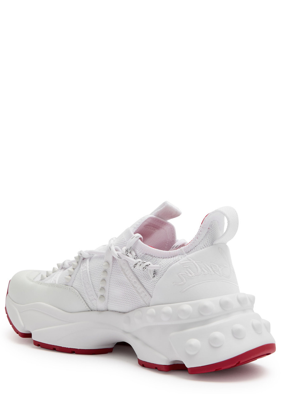 Christian Louboutin Trailnrun Panelled Mesh-knit Sneakers - 2