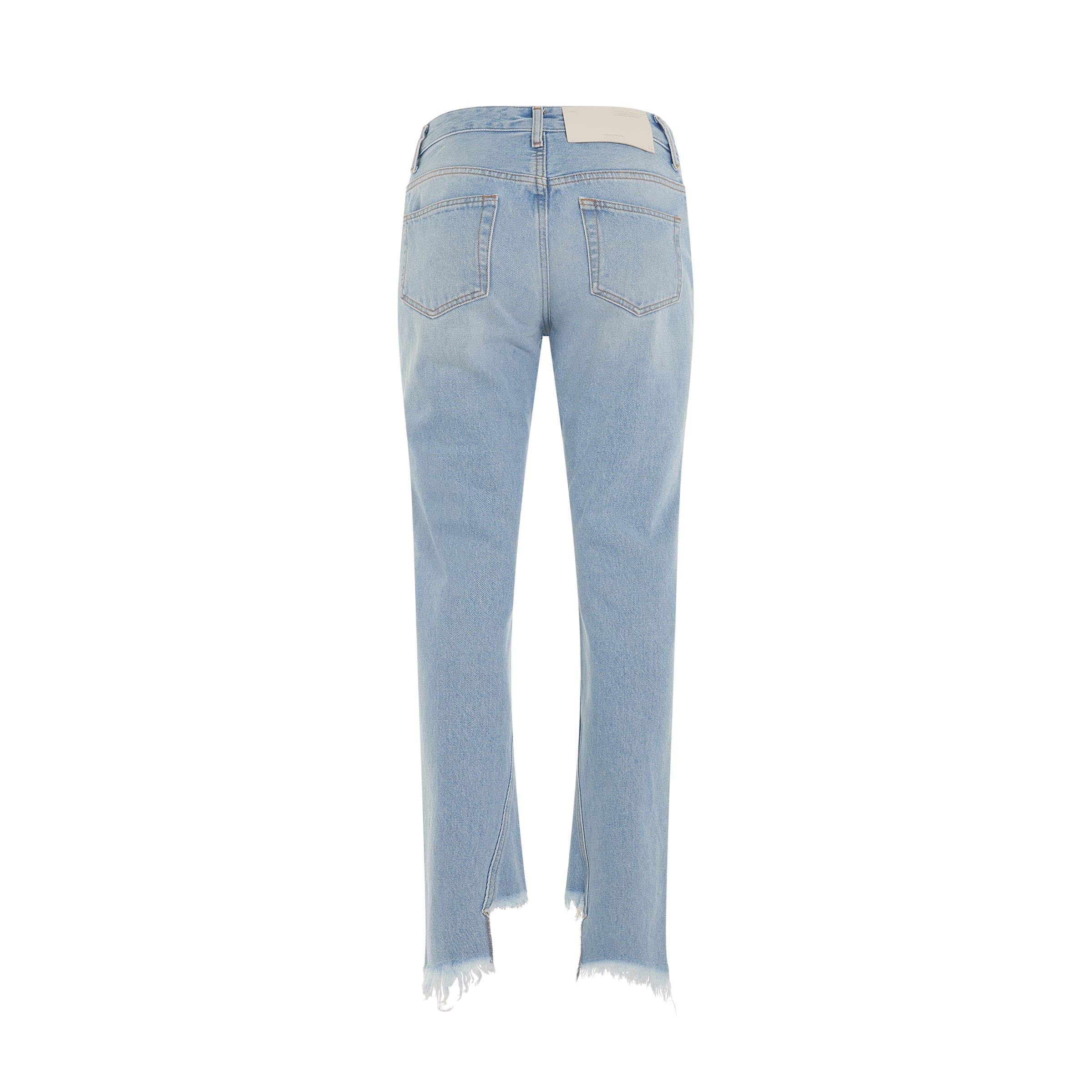 Bleach Twist Seamless Skinny Pants in Light Blue - 4