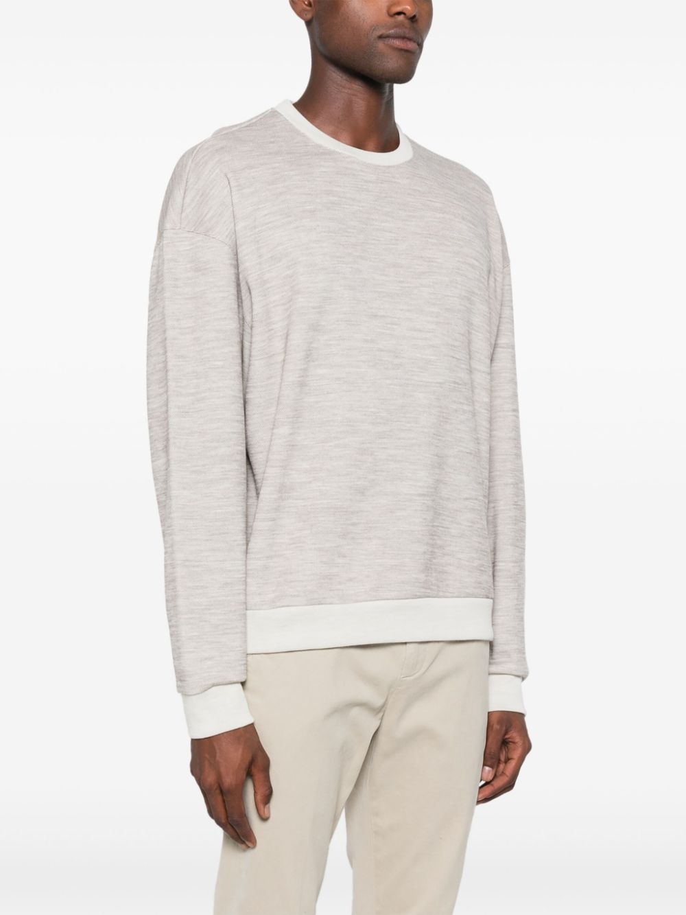 virgin wool-blend jumper - 3