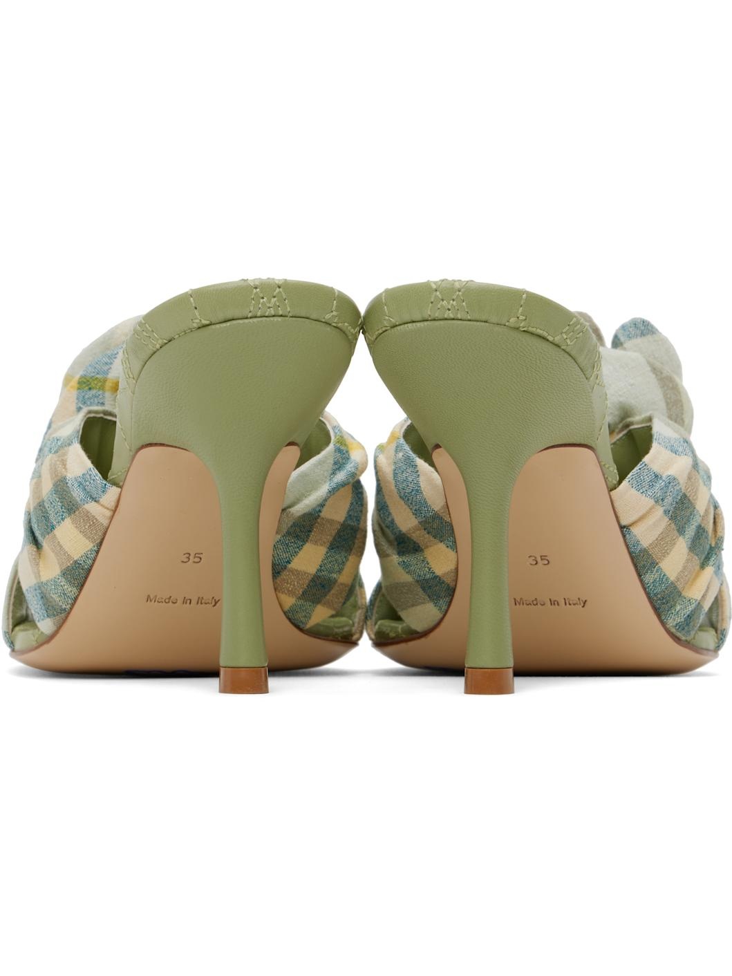 Green Mews Rose Heeled Sandals - 2