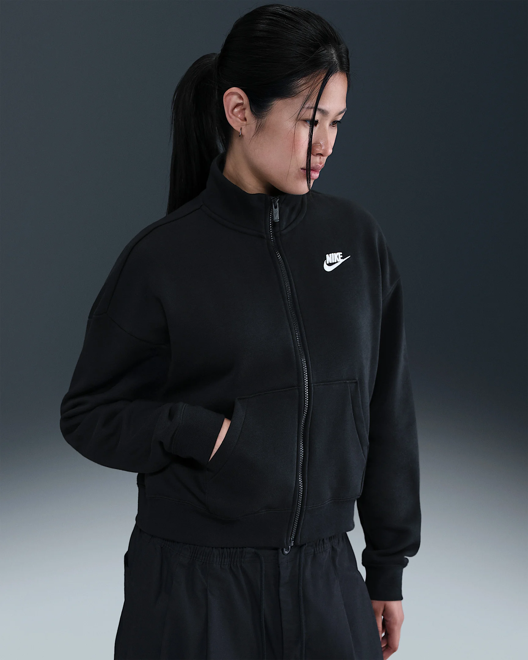 Nike Sportswear Club Fleece Women's Loose Track Jacket - 1