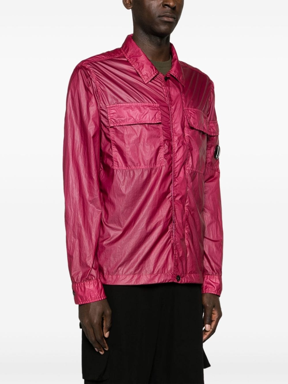 Taylon L goggles-detailed shirt - 3