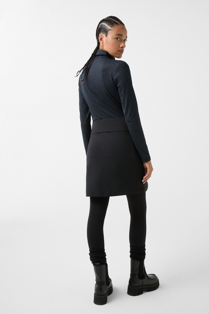 Marei quilted skirt in Black 3
