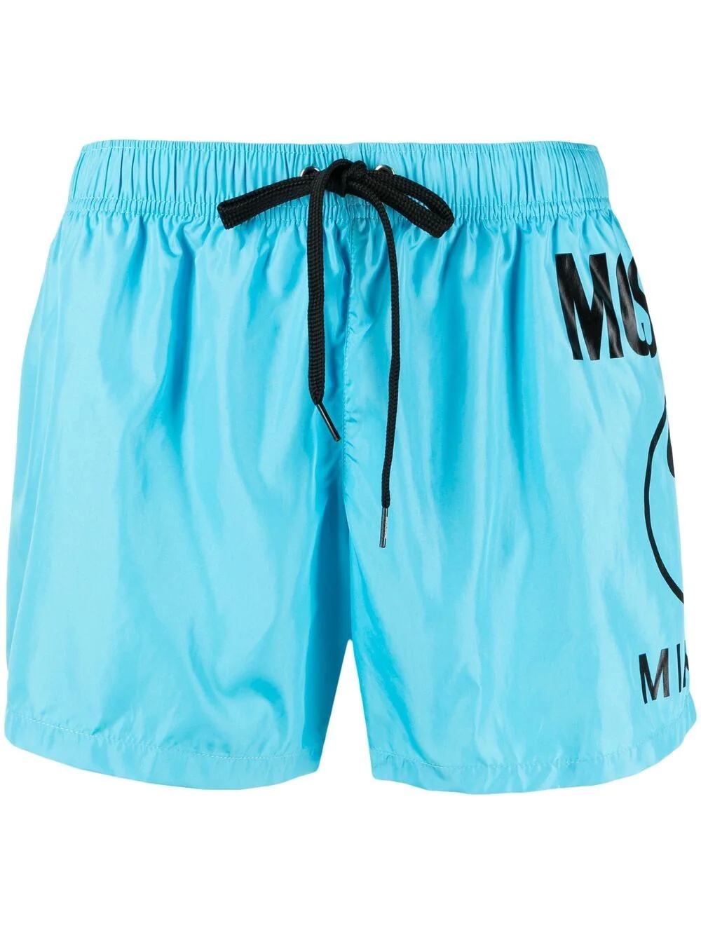 logo-print swim shorts - 1