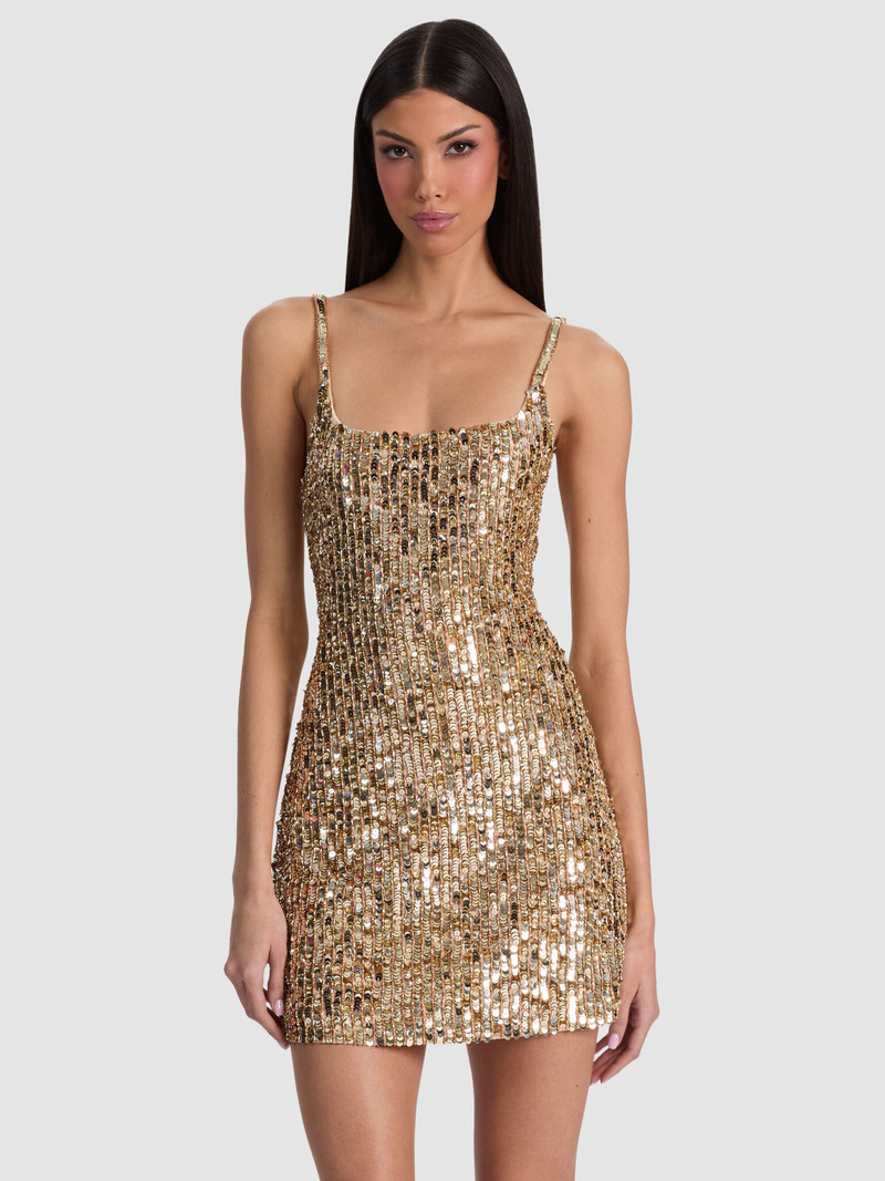 NINA EMBELLISHED MINI DRESS 5
