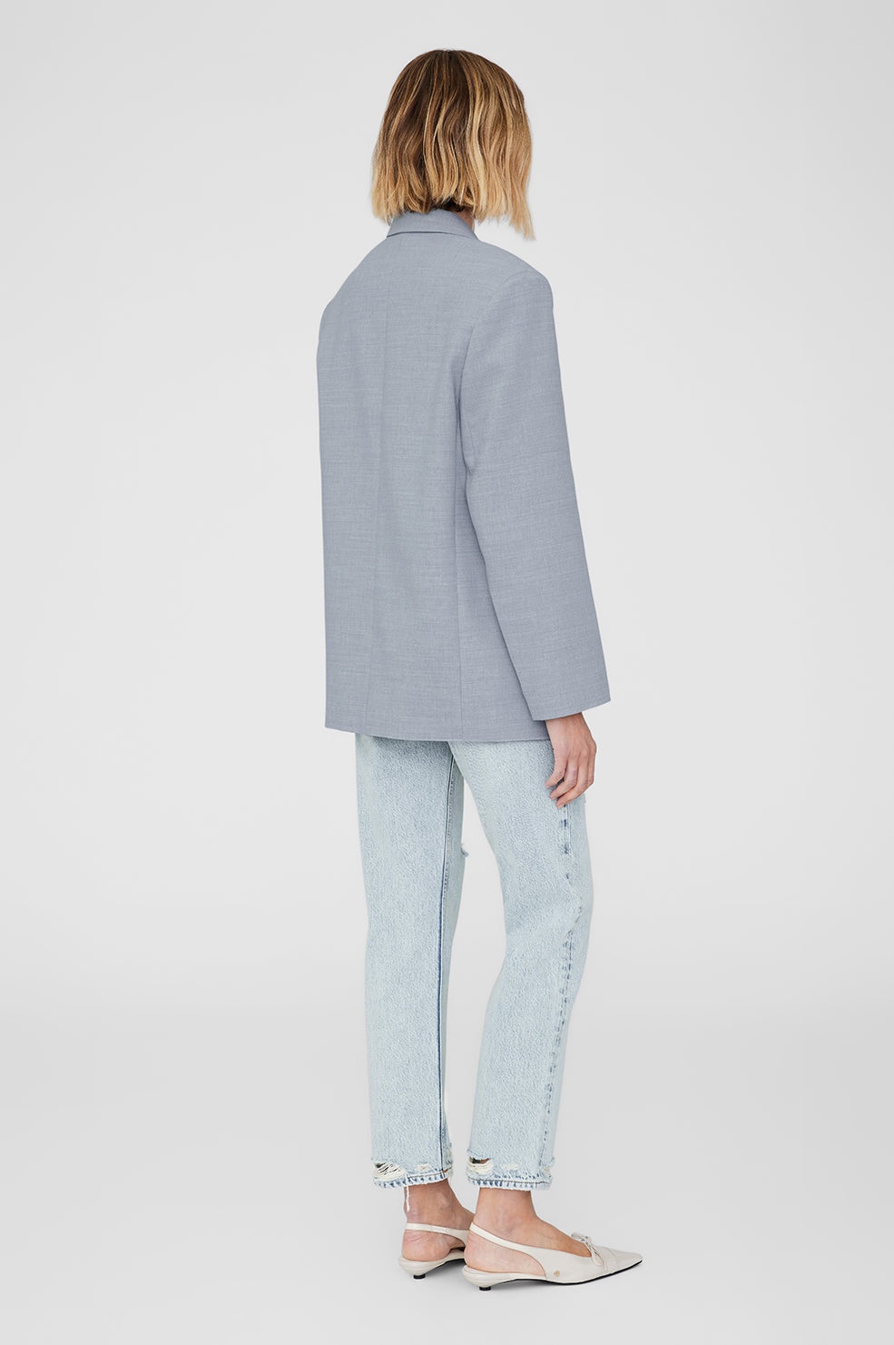 Quinn Blazer - Steel Blue - 3