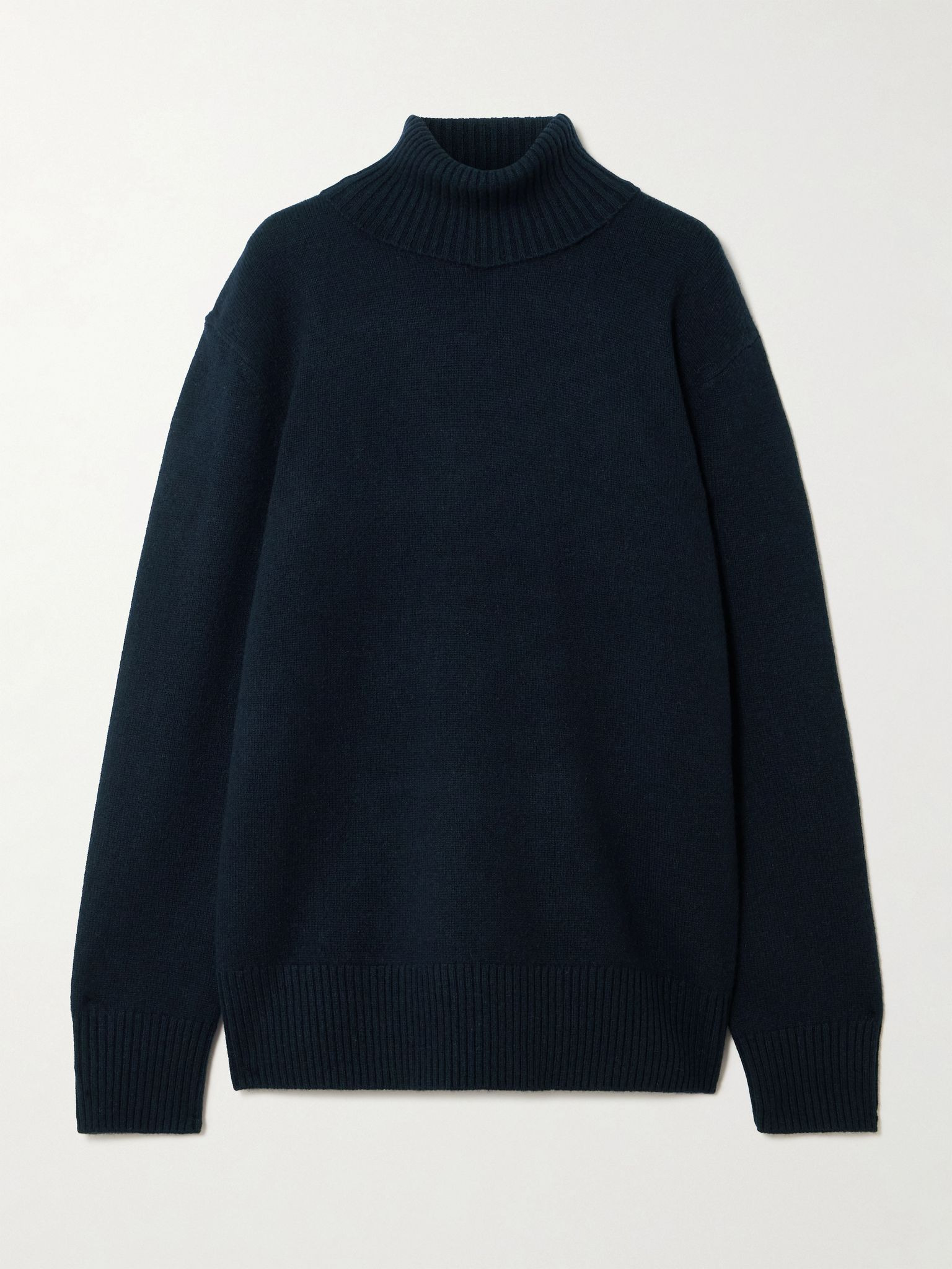 Cashmere turtleneck sweater Navy - 1