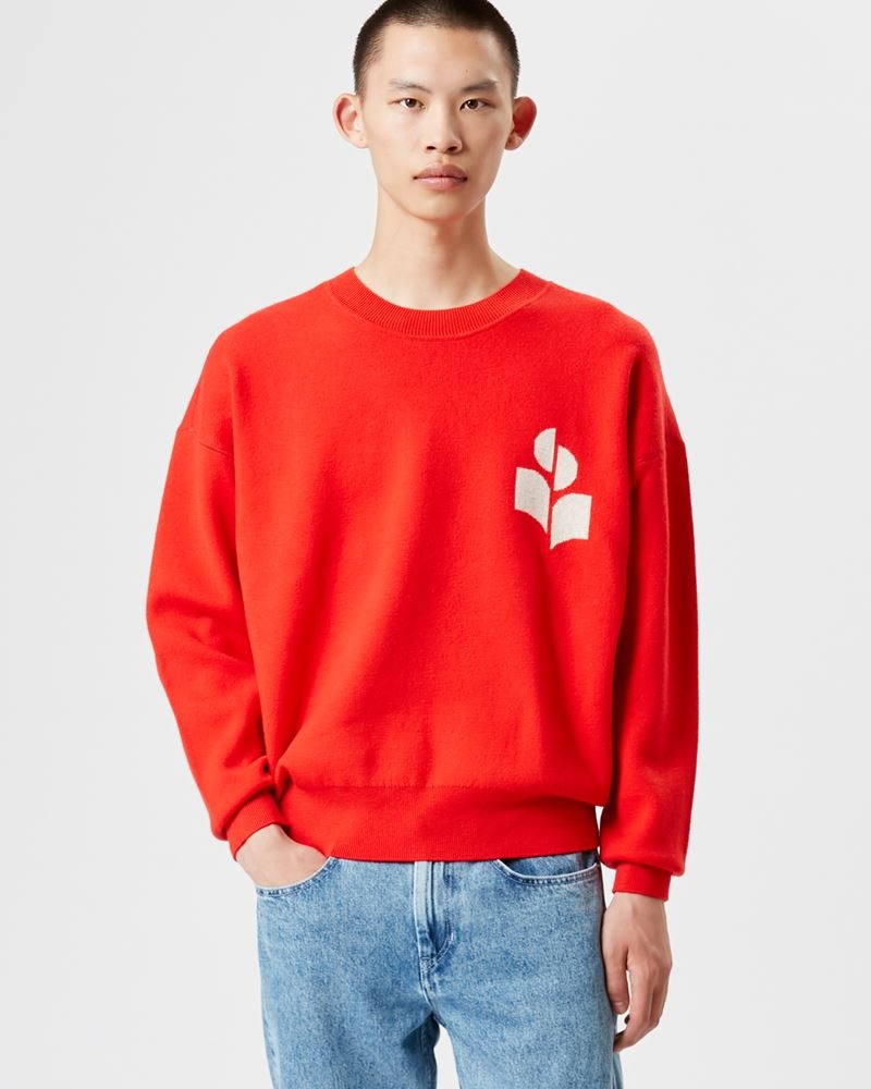 ATLEY COTTON AND LOGO SWEATER - 4