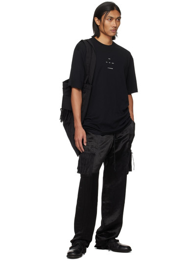 Song for the Mute Black Lined Cargo Pants outlook