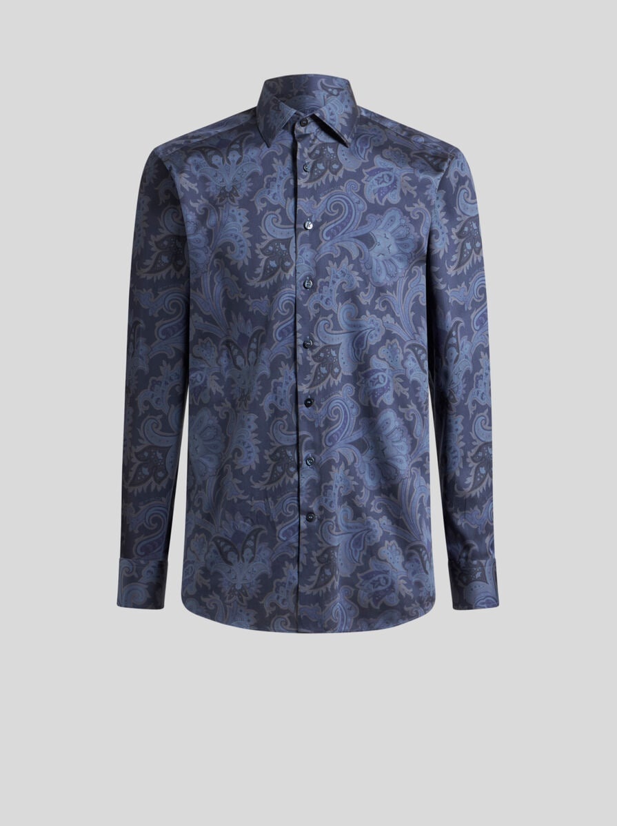MAXI FLOWER PAISLEY SHIRT - 1