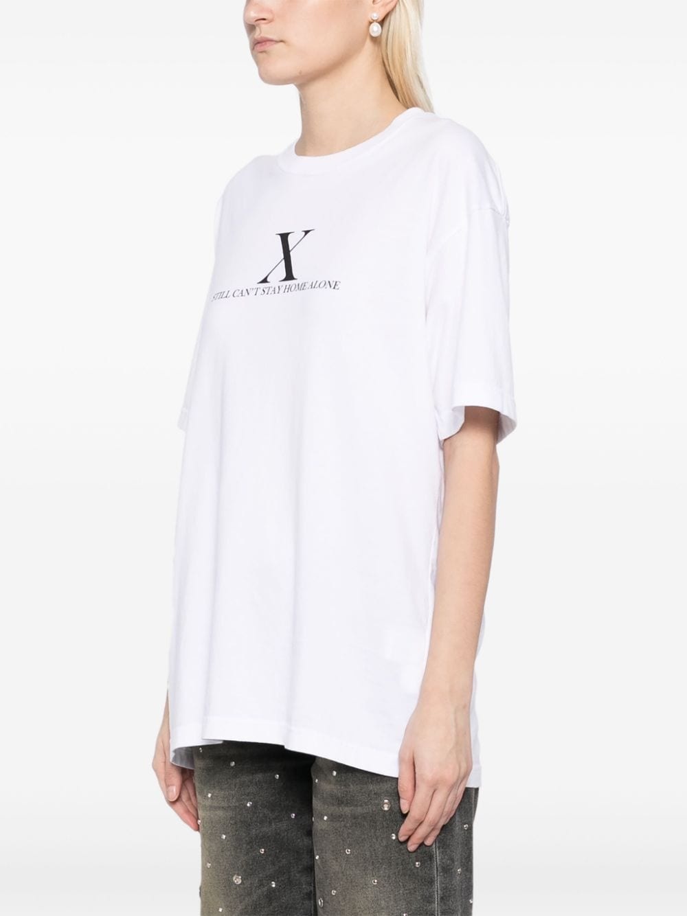 graphic-print cotton T-shirt - 4