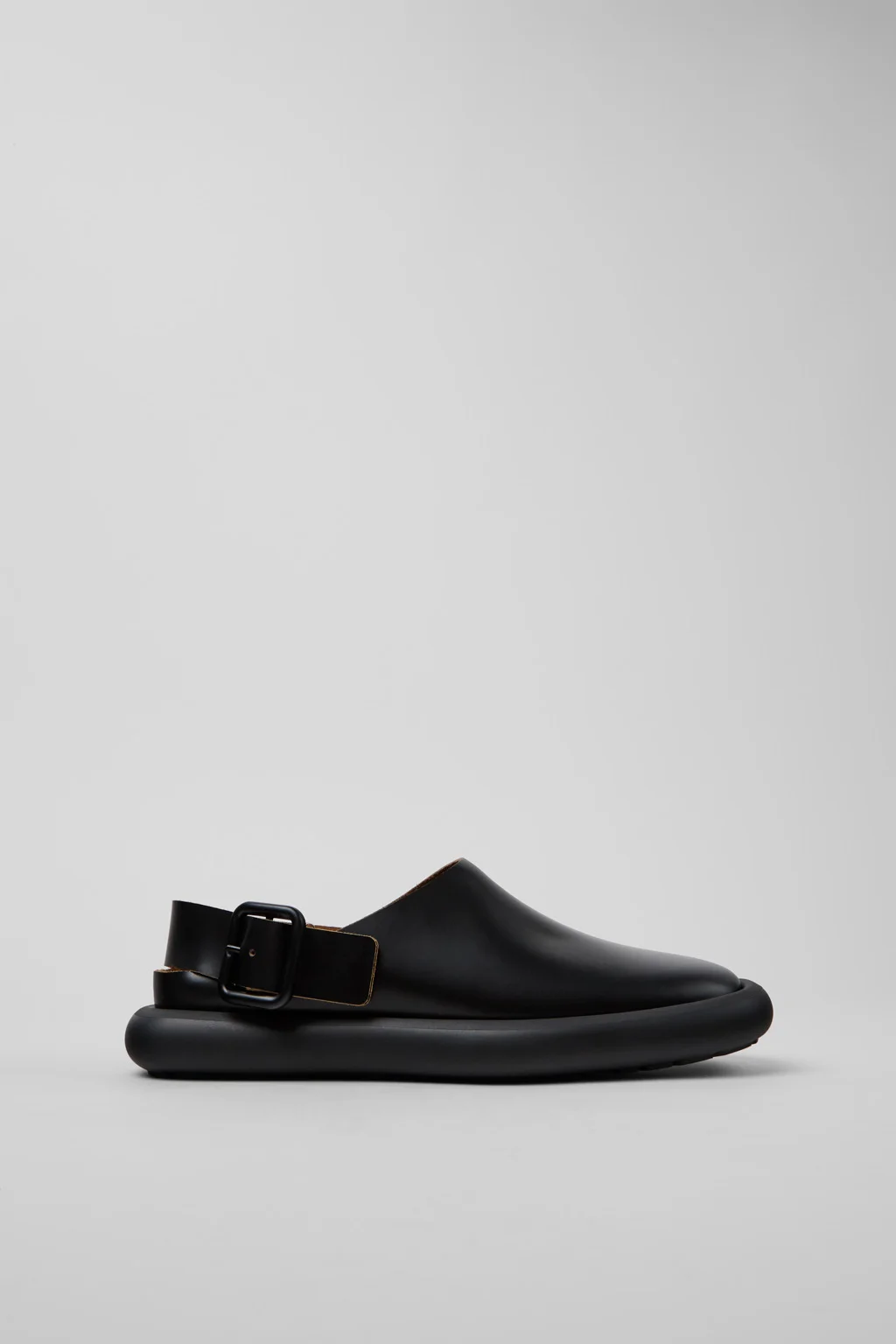 Onda Black Leather Sandals for Women. - 1