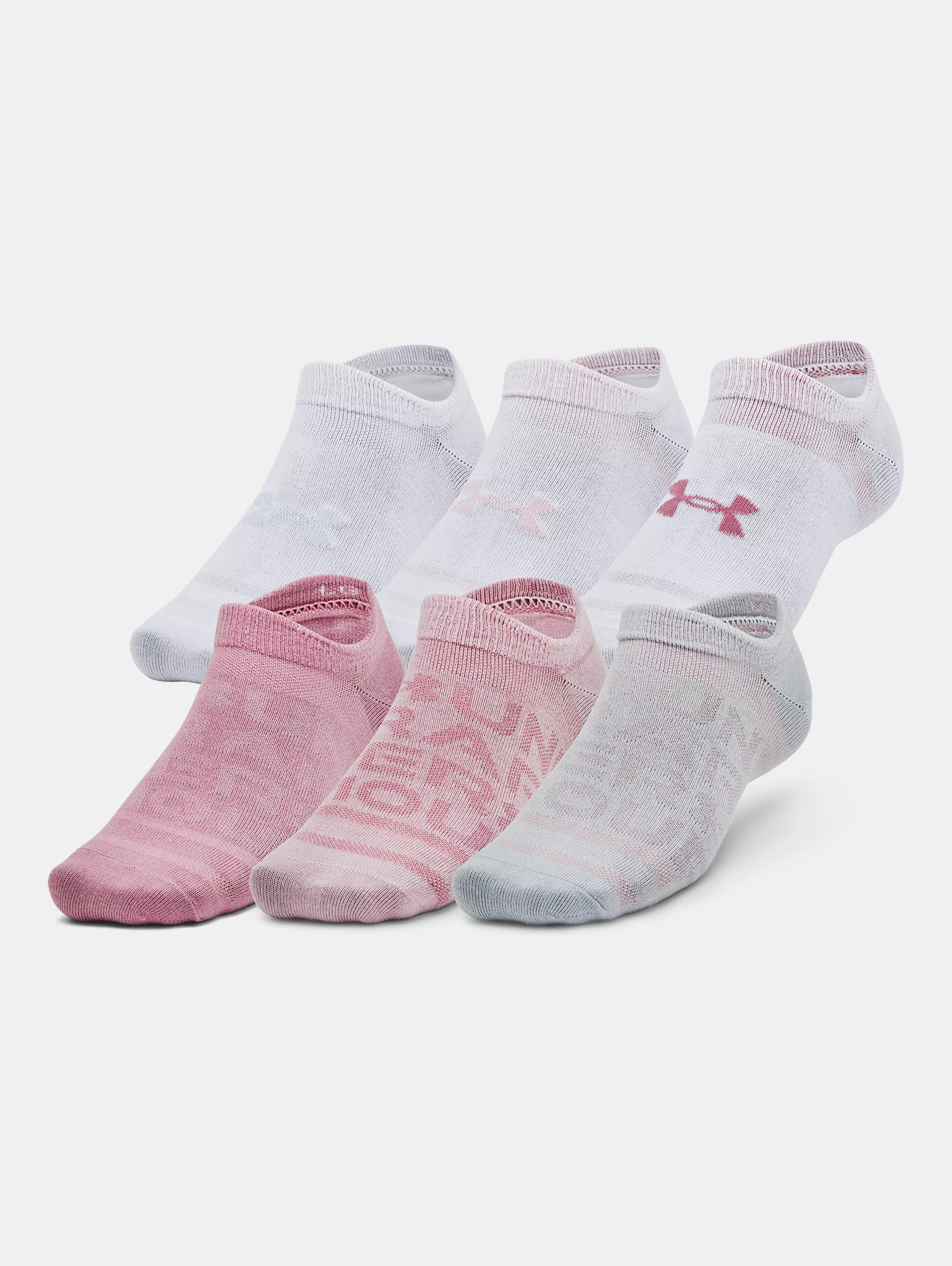 Unisex UA Essential 6-Pack No-Show Socks - 3