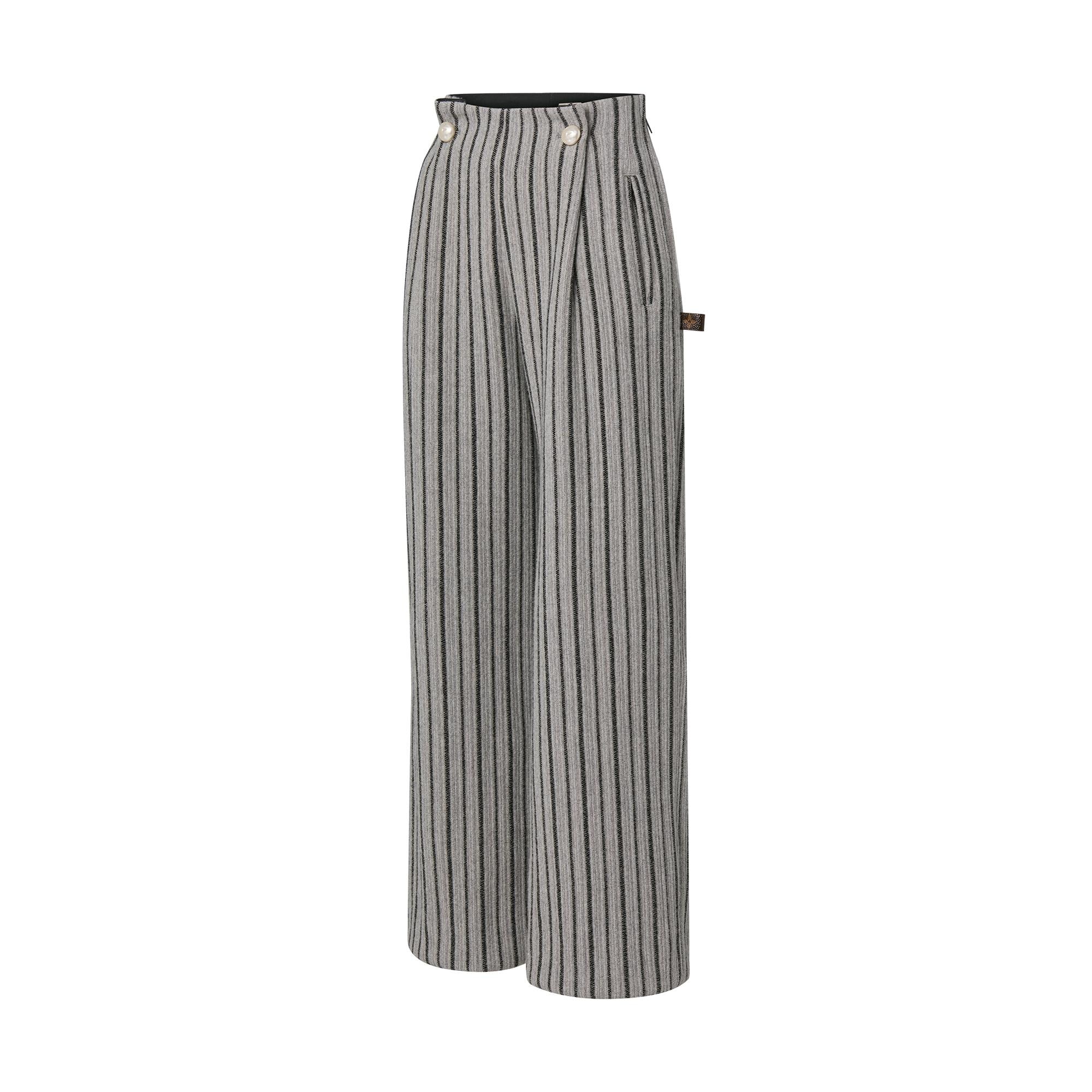 Graphic Stripes Dart Pants - 2