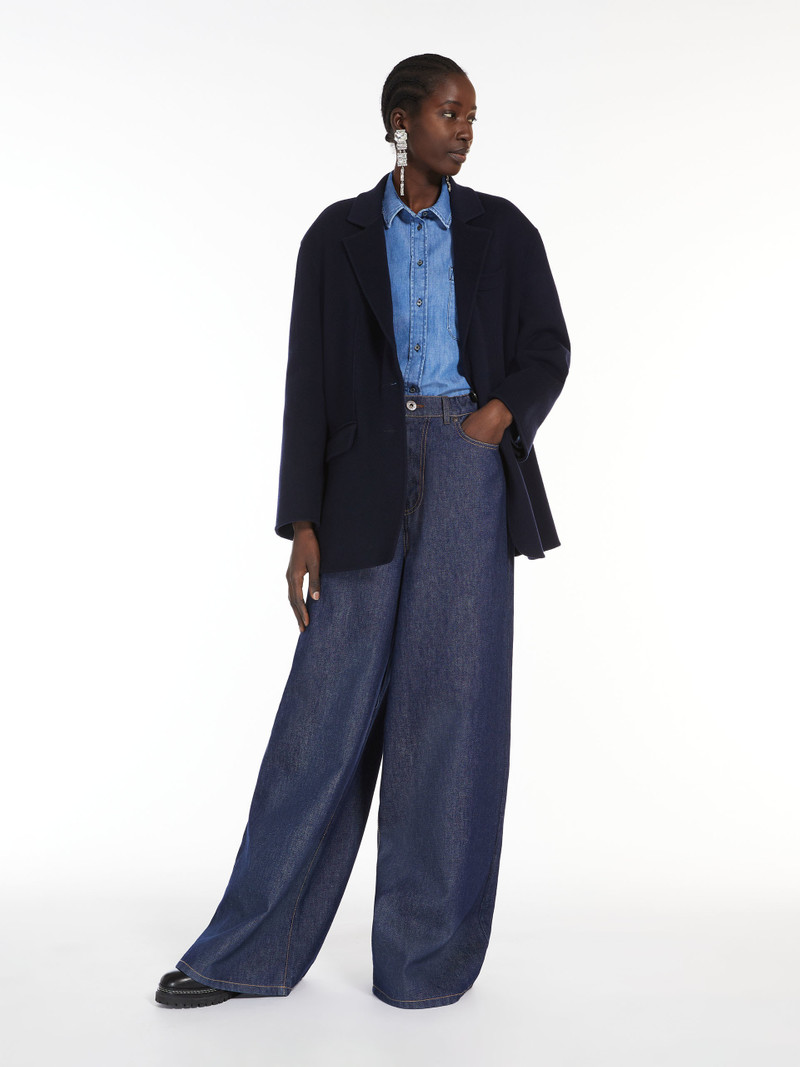 WEEKEND Max Mara MALIA Wide-leg denim jeans outlook