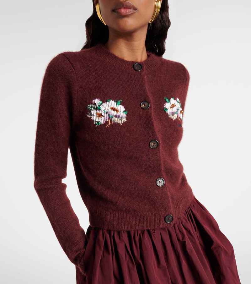Beaded cashmere and cotton cardigan 3
