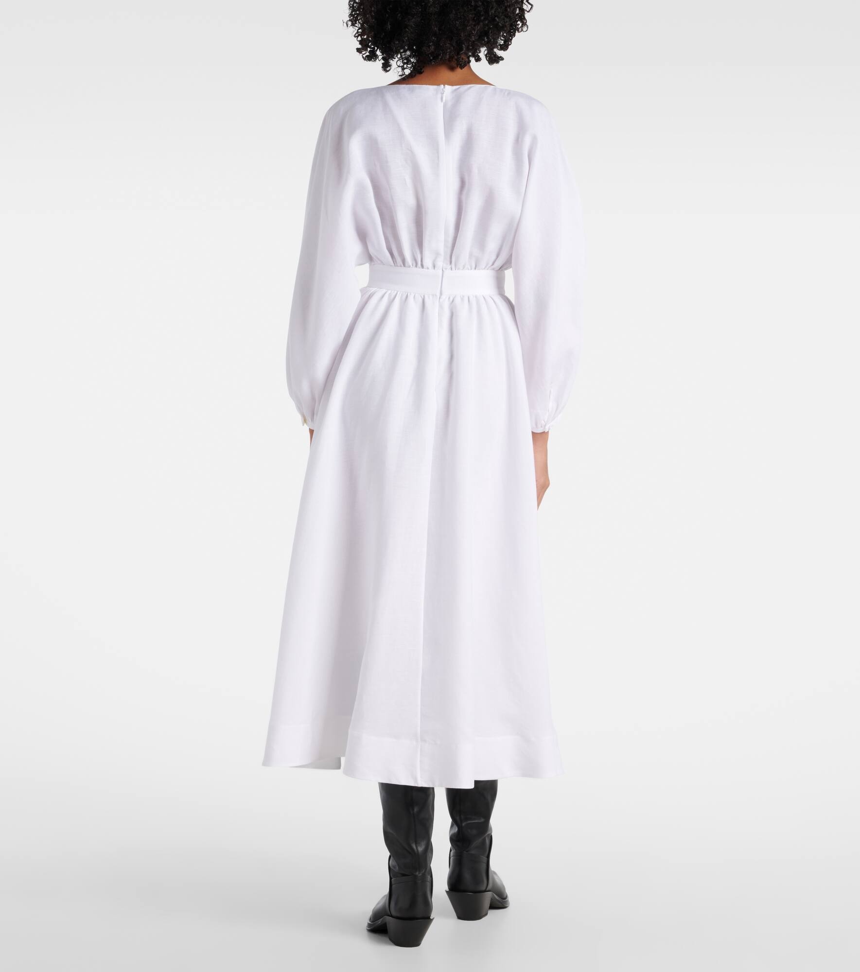 Ahmose linen maxi dress - 3