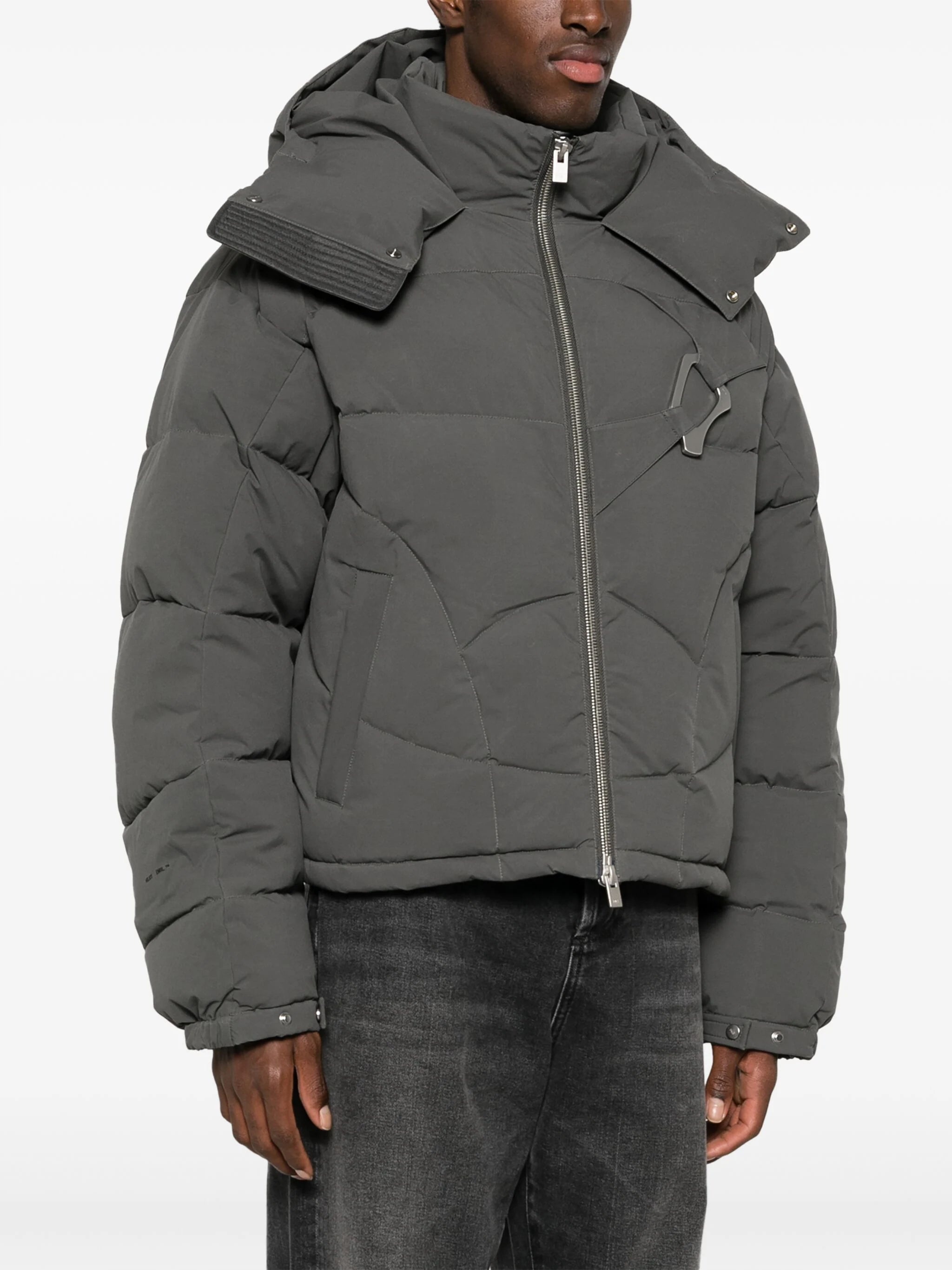 ABSTRACT QUILTED DOWN JACKET - 3