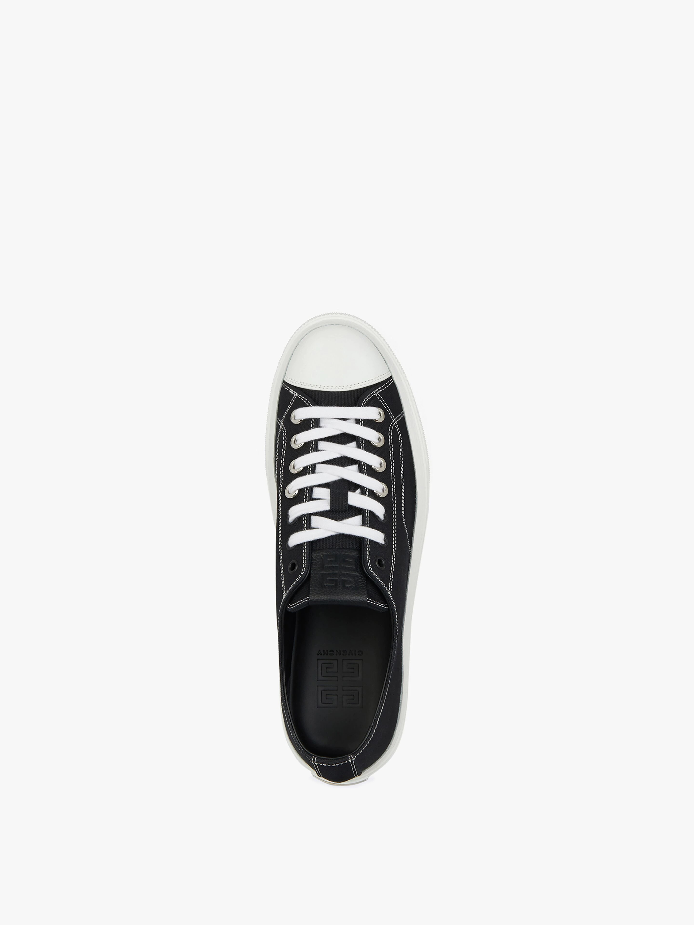 SNEAKERS CITY IN CANVAS AND LEATHER - 4
