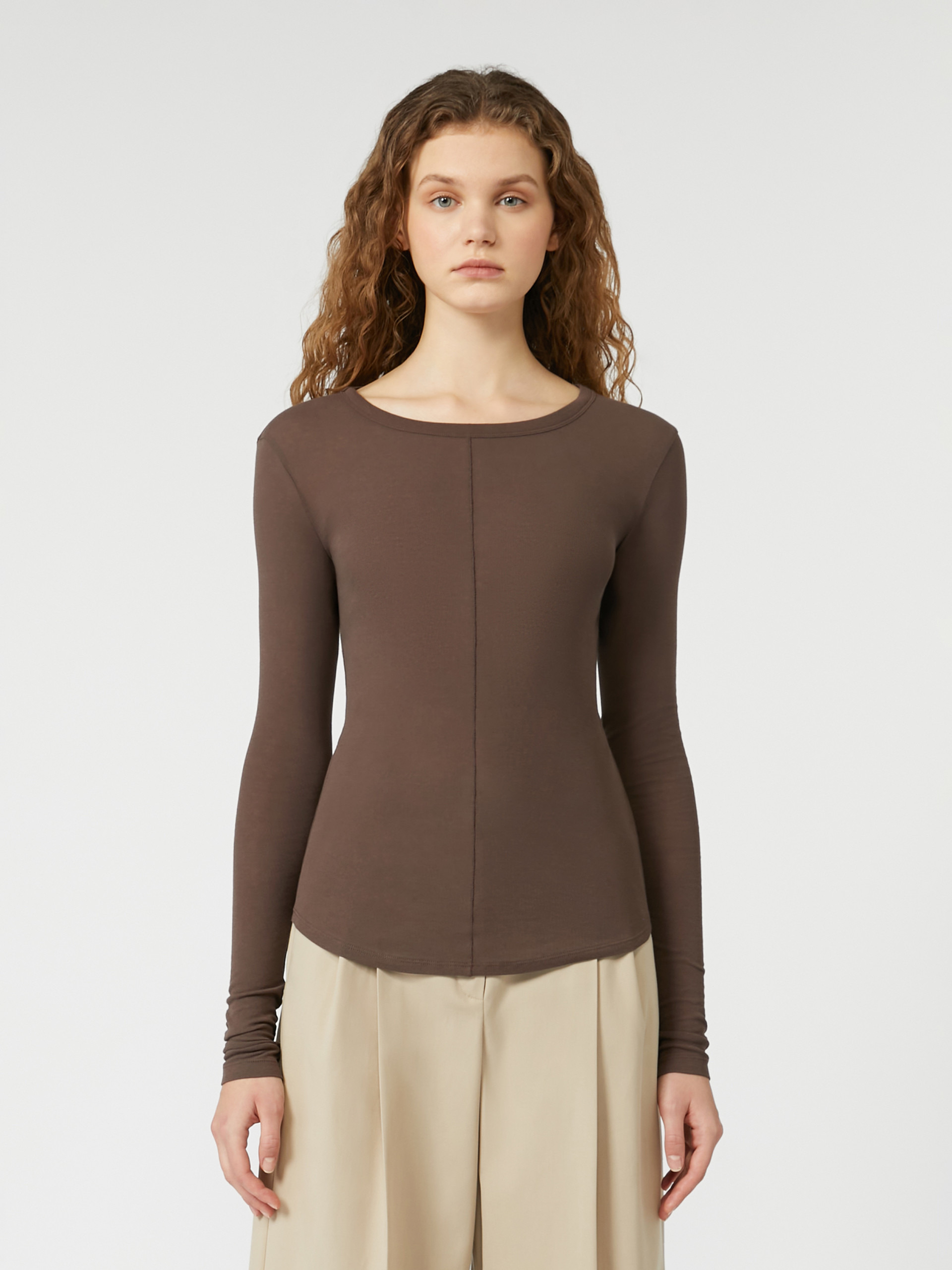 VINCITA Crepe jersey T-shirt - 3