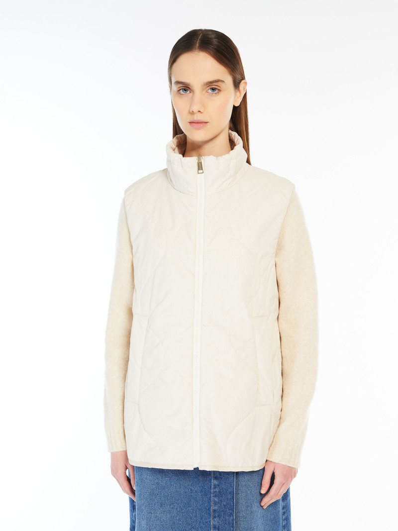 YORO Reversible water-repellent canvas gilet 6