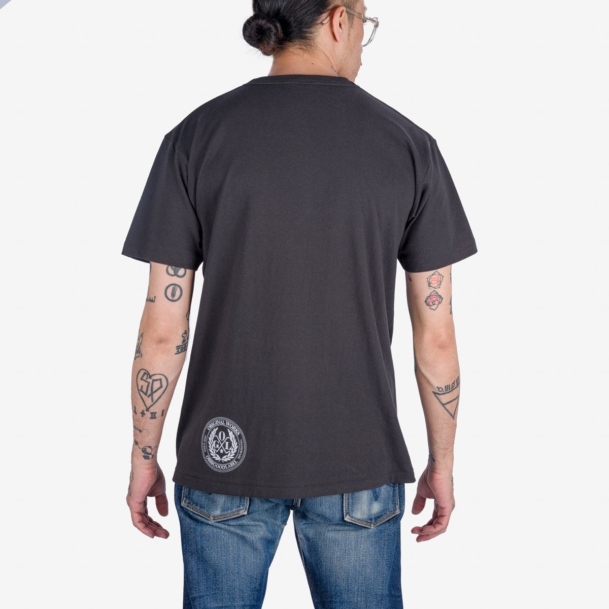 OGL-TEE-WX2-BLK OGL 6.2oz Pocket Tee - Black - 3
