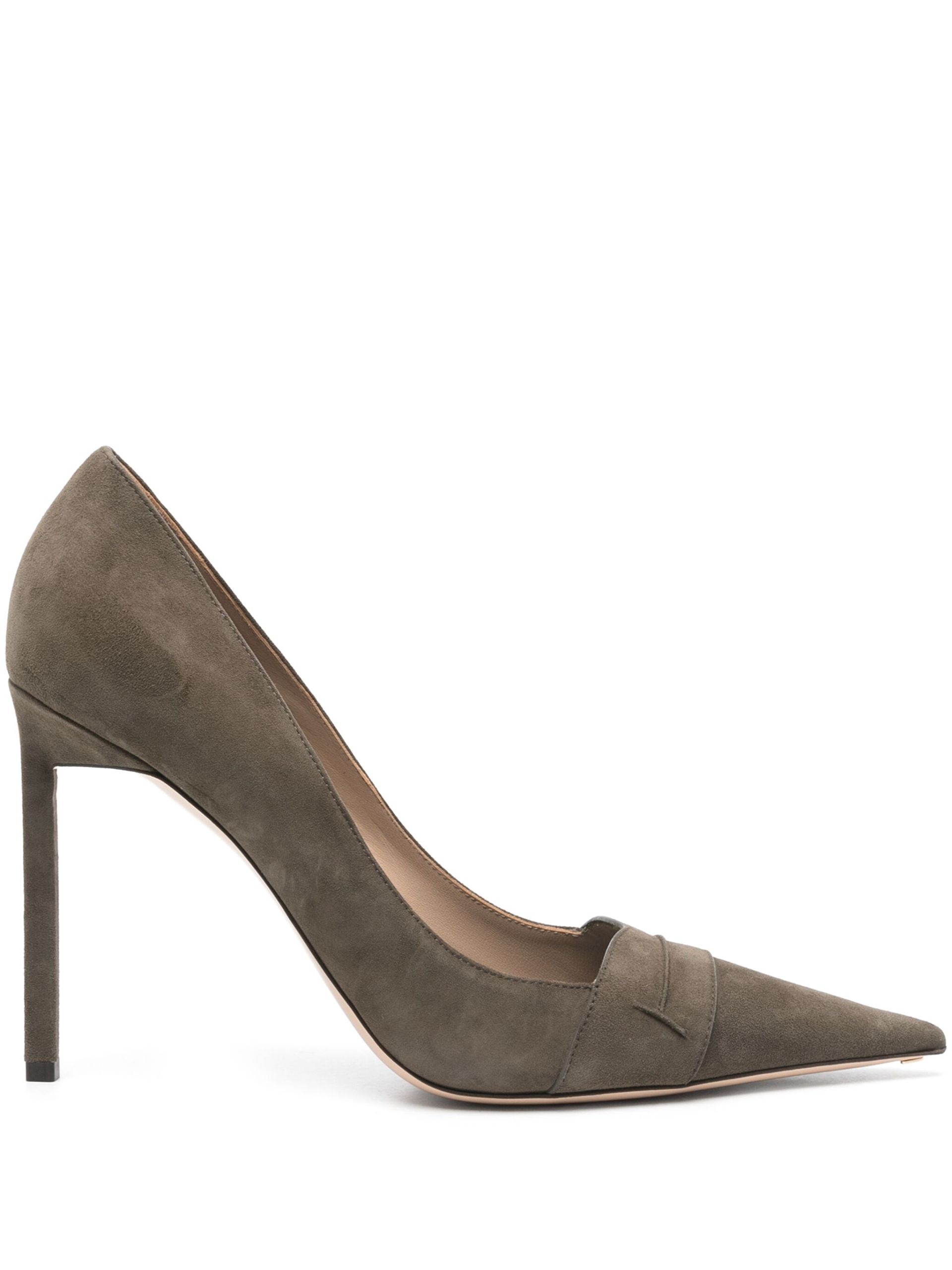 105mm suede pumps - 1