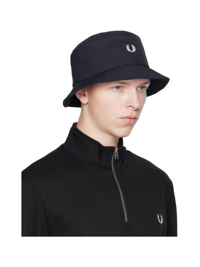Fred Perry Navy Dual Branded Bucket Hat outlook