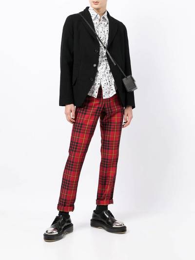 Comme des Garçons SHIRT single-breasted wool blazer outlook