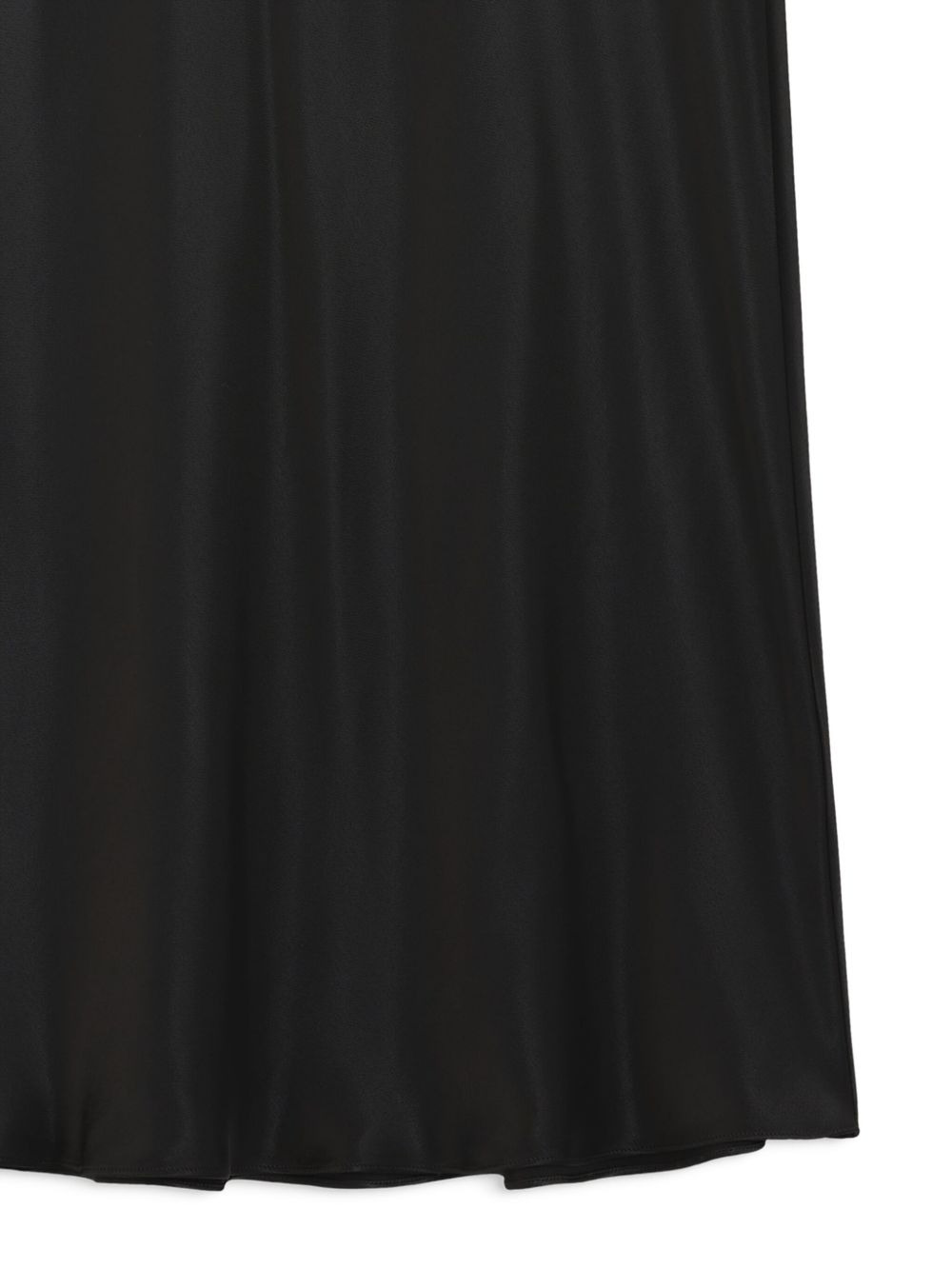 satin midi skirt - 2