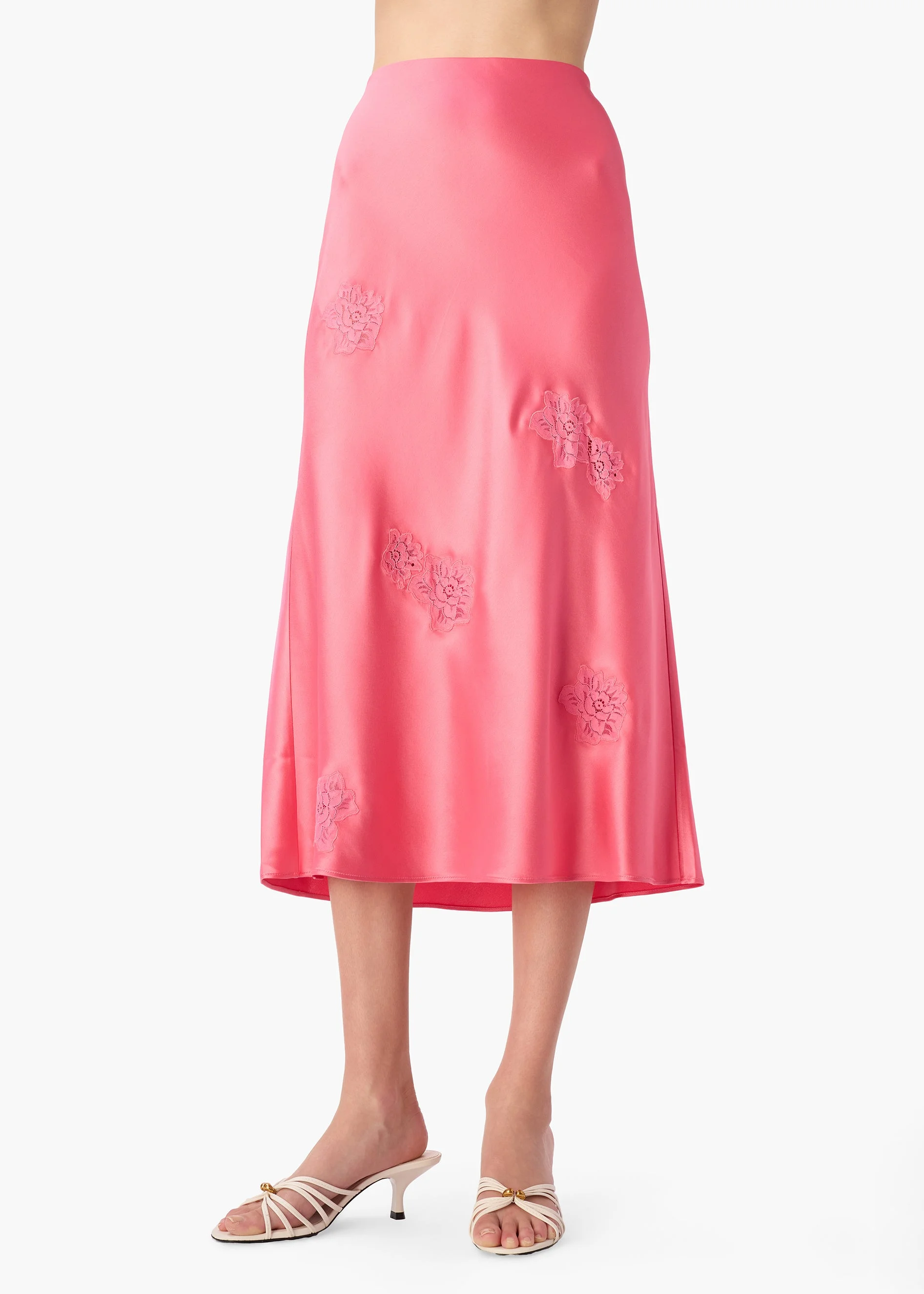 FLORINA MIDI SKIRT HIBISCUS - 1