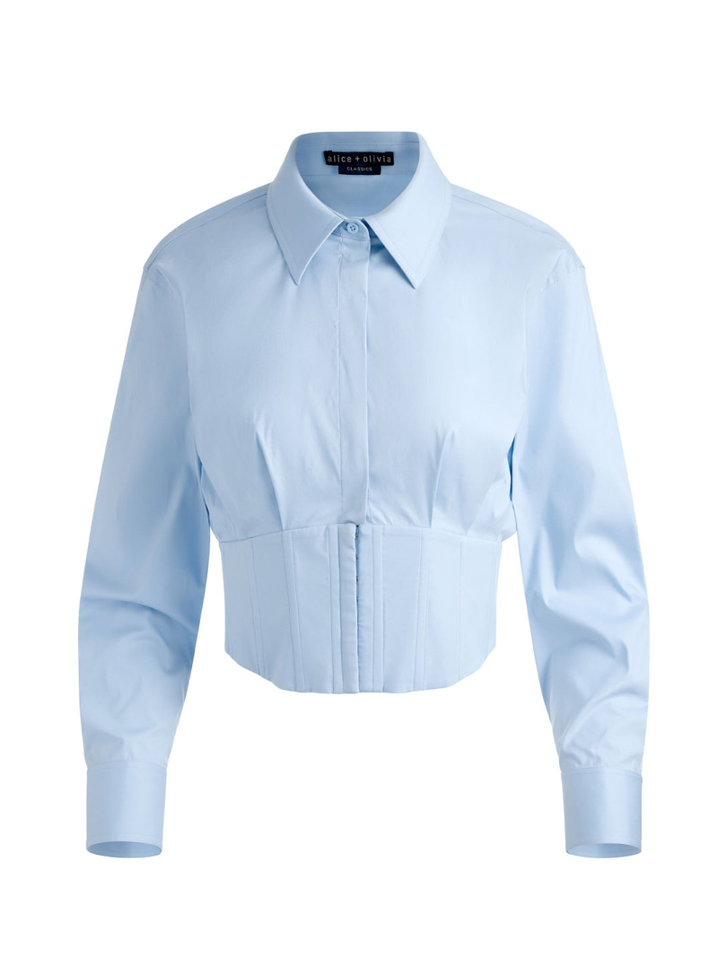 EDIE CORSET BUTTON DOWN 1