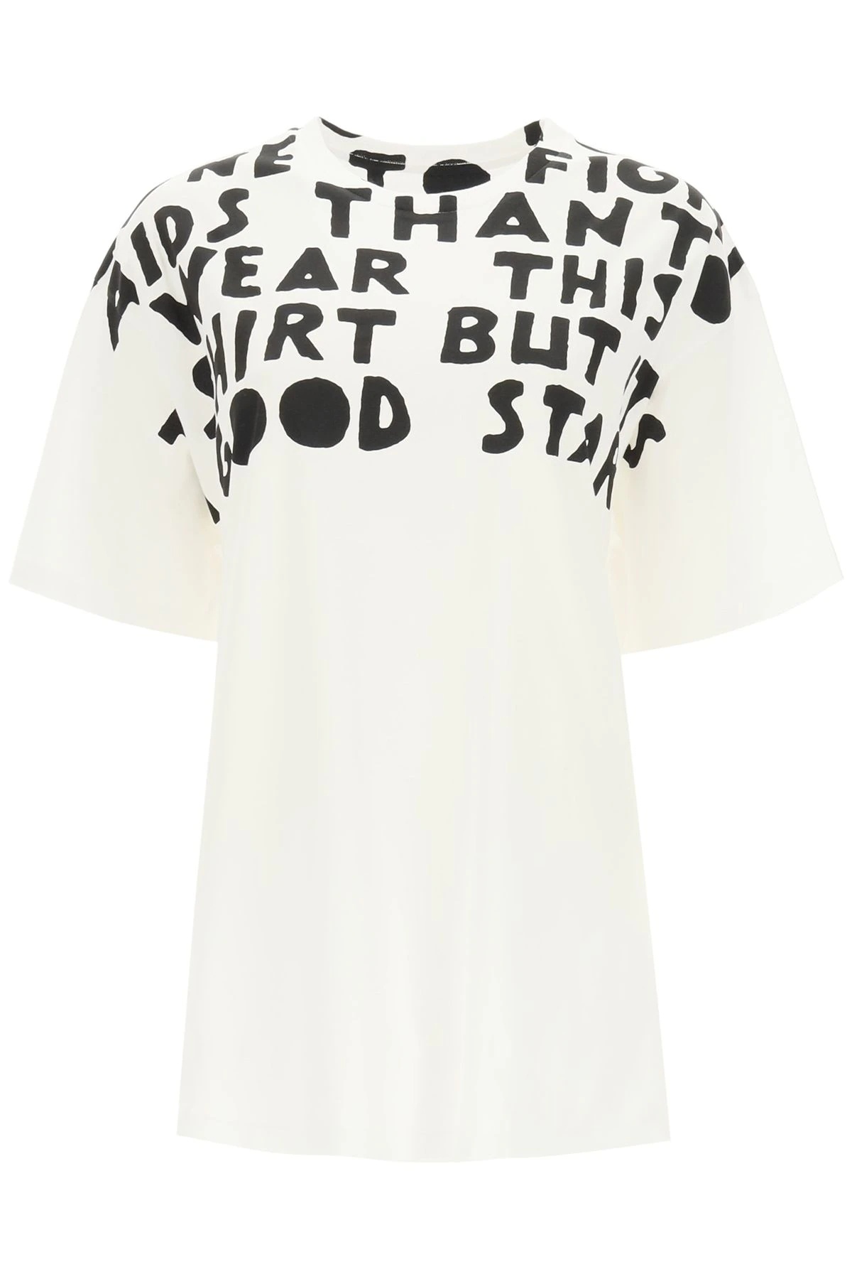 SLOGAN PRINT T-SHIRT - 1