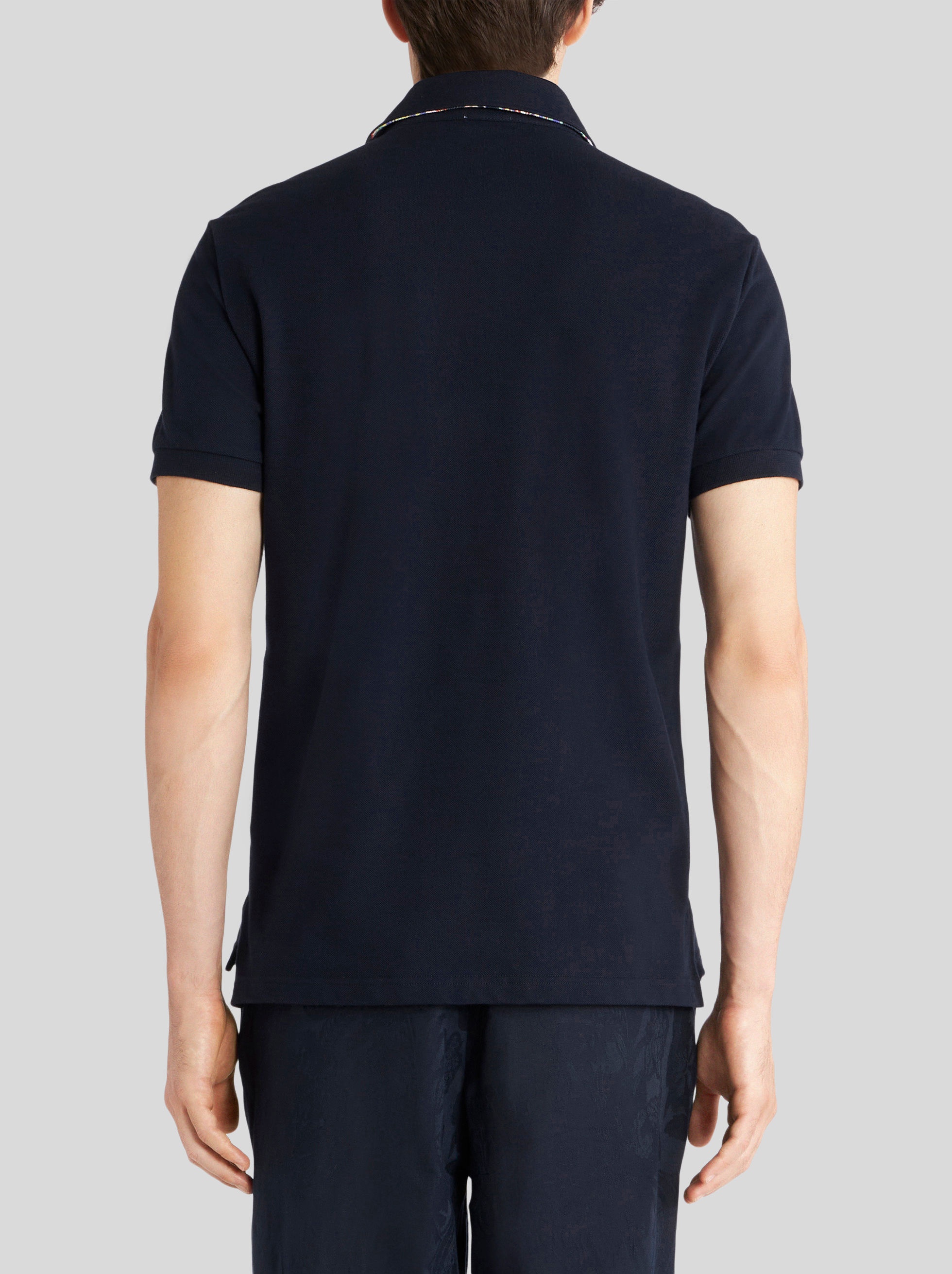 COTTON POLO SHIRT WITH PEGASO - 4